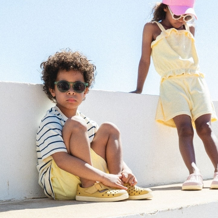Sandali barefoot super leggeri in EVA, Malibu - Giallo