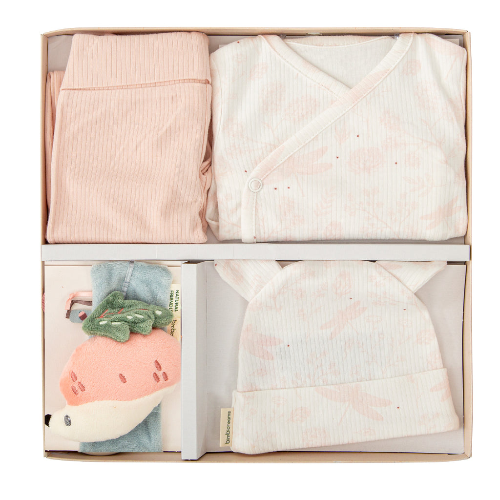 Newborn set in bamboo and organic cotton, Dafne