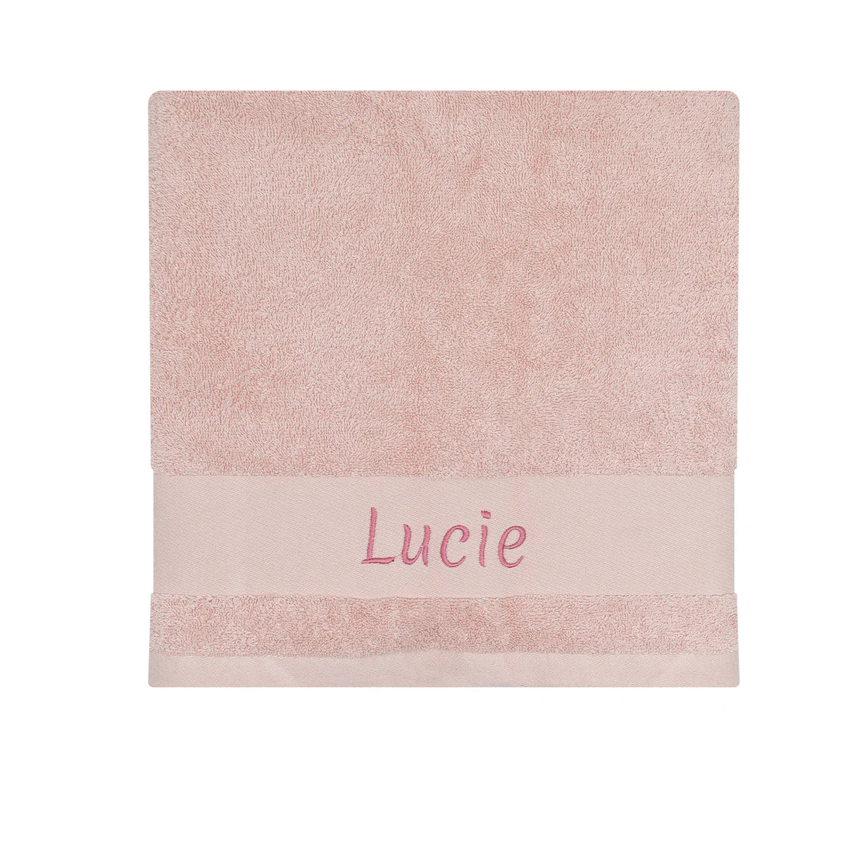 Asciugamano personalizzabile 50 x 100 Rosa