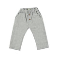 Trousers in cotton linen blend, Light grey