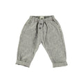 Trousers in cotton linen blend, Grey
