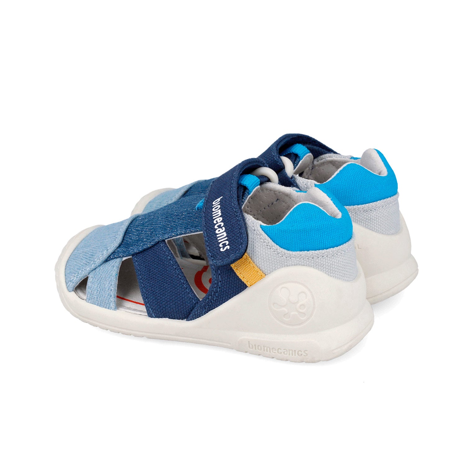 Sandali primi passi in canvas, Blu