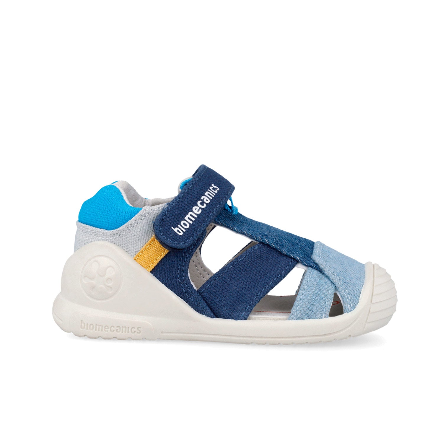 Sandali primi passi in canvas, Blu