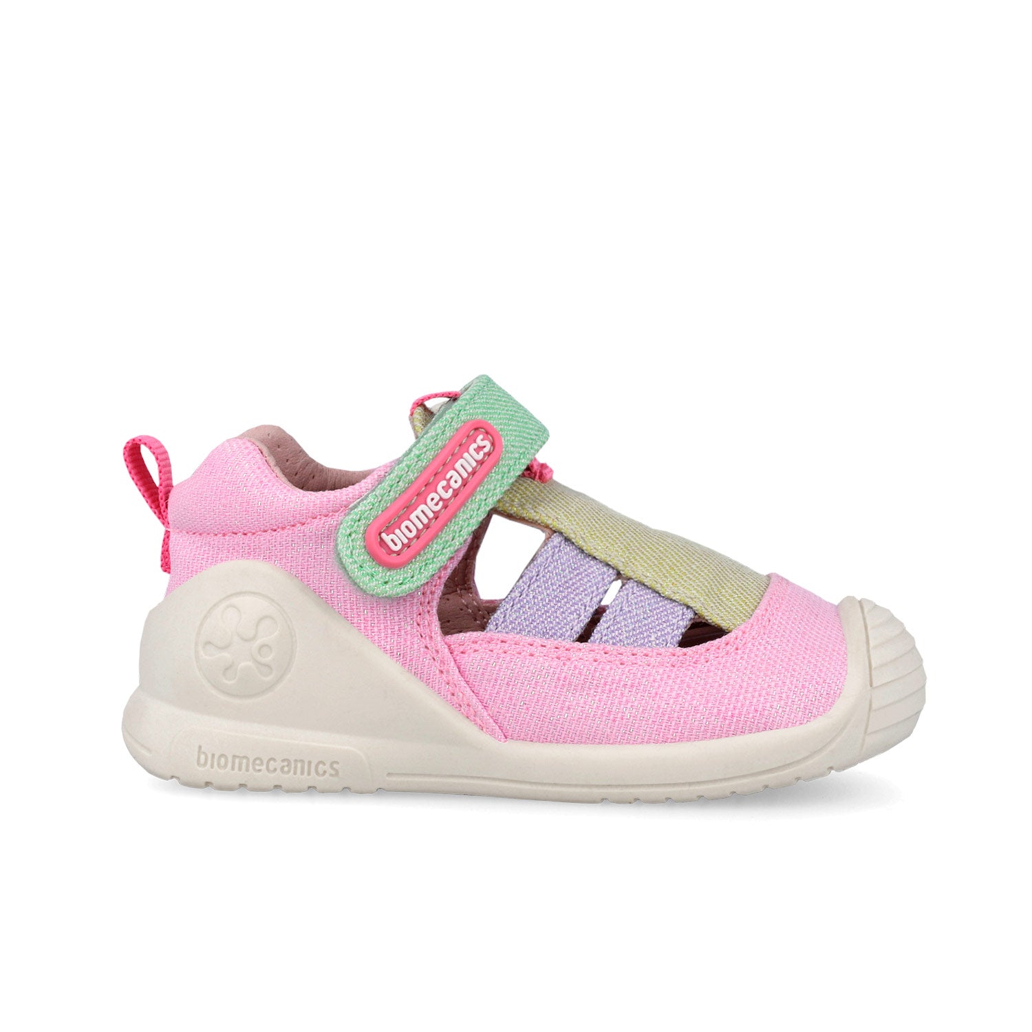 Sandali primi passi in canvas, Rosa pastello