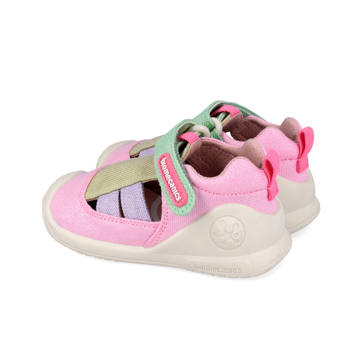 Sandali primi passi in canvas, Rosa pastello