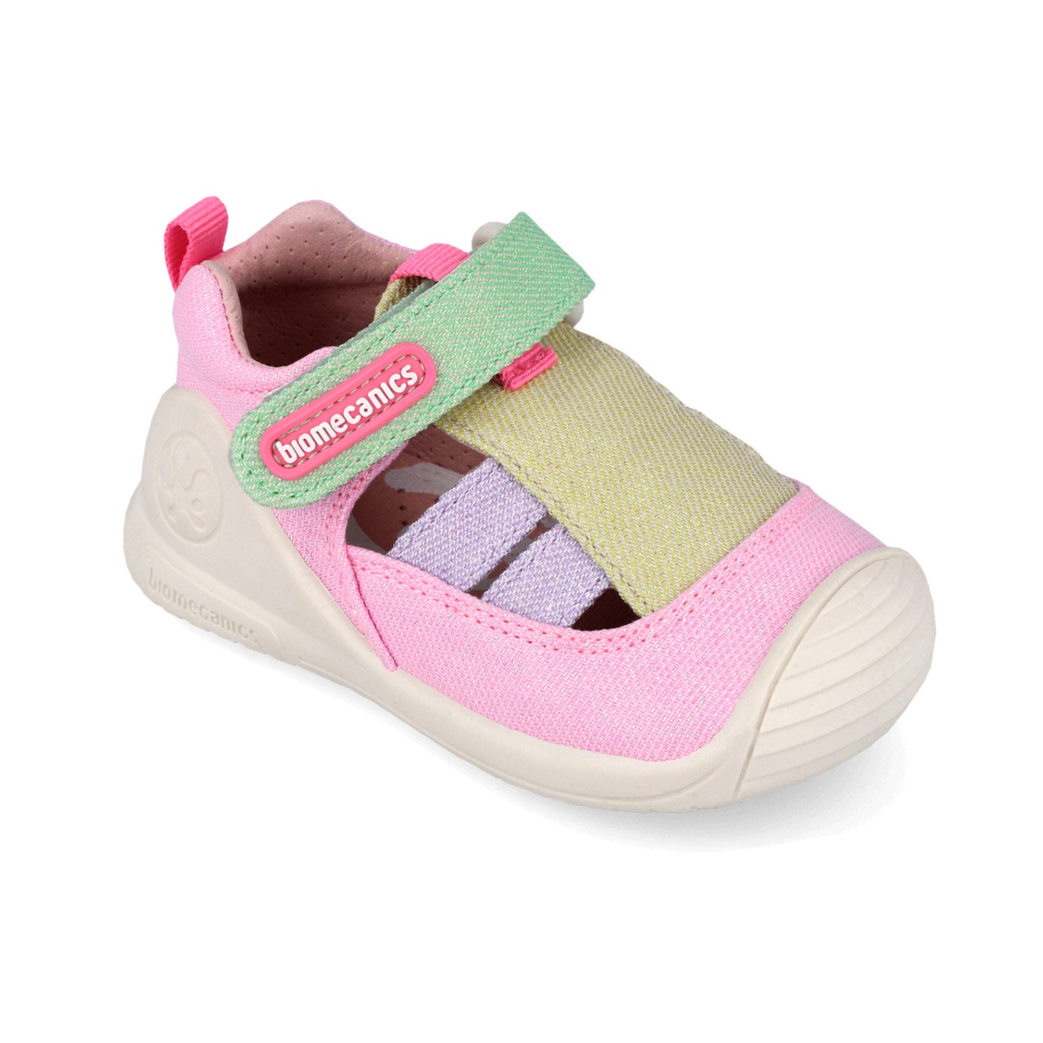 Sandali primi passi in canvas, Rosa pastello