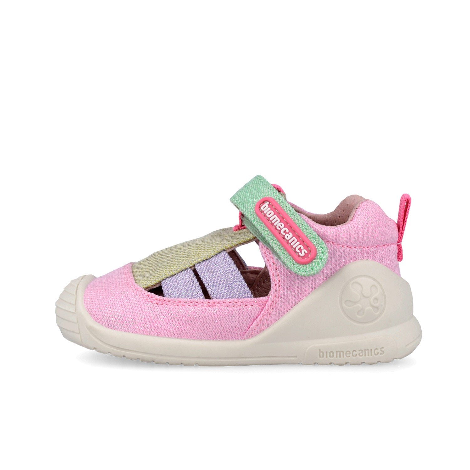 Sandali primi passi in canvas, Rosa pastello