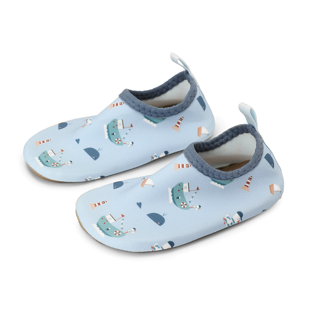 Non-slip beach shoes, Fishing boat