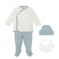 Birth set in bamboo and organic cotton, Spring