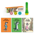 Story Projector Lamp and 3 Books, Wolf