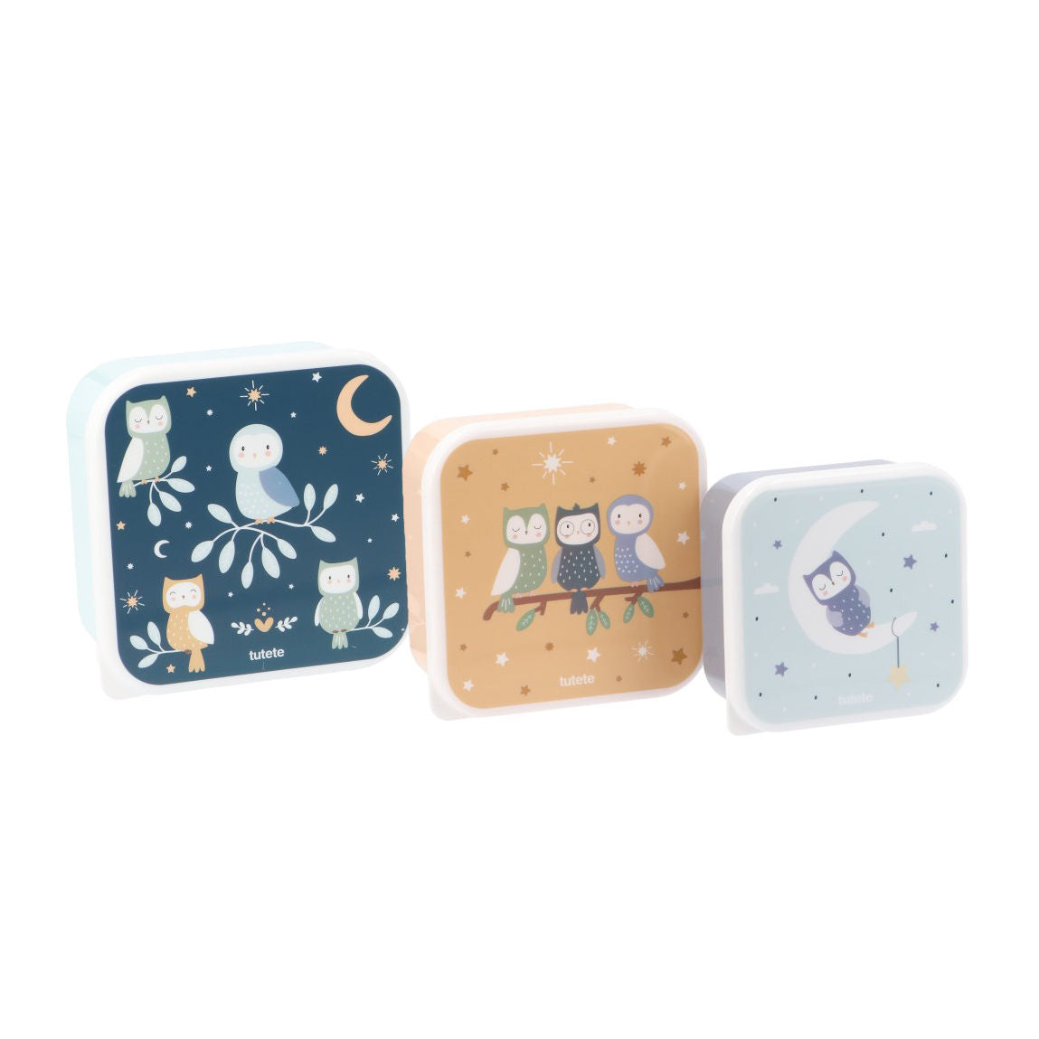 Set di tre scatole per alimenti, Magical forest
