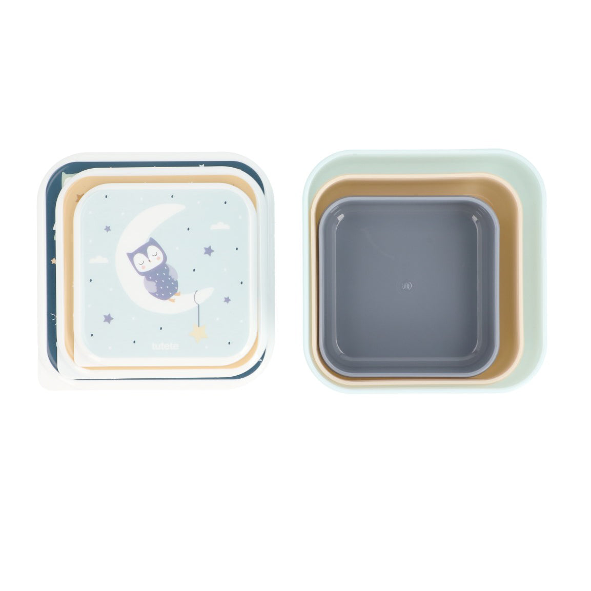 Set di tre scatole per alimenti, Magical forest