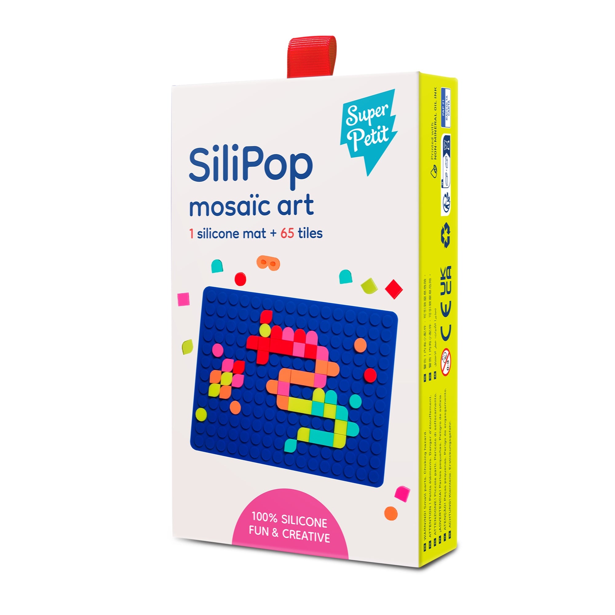 Creative pop-on mosaic game