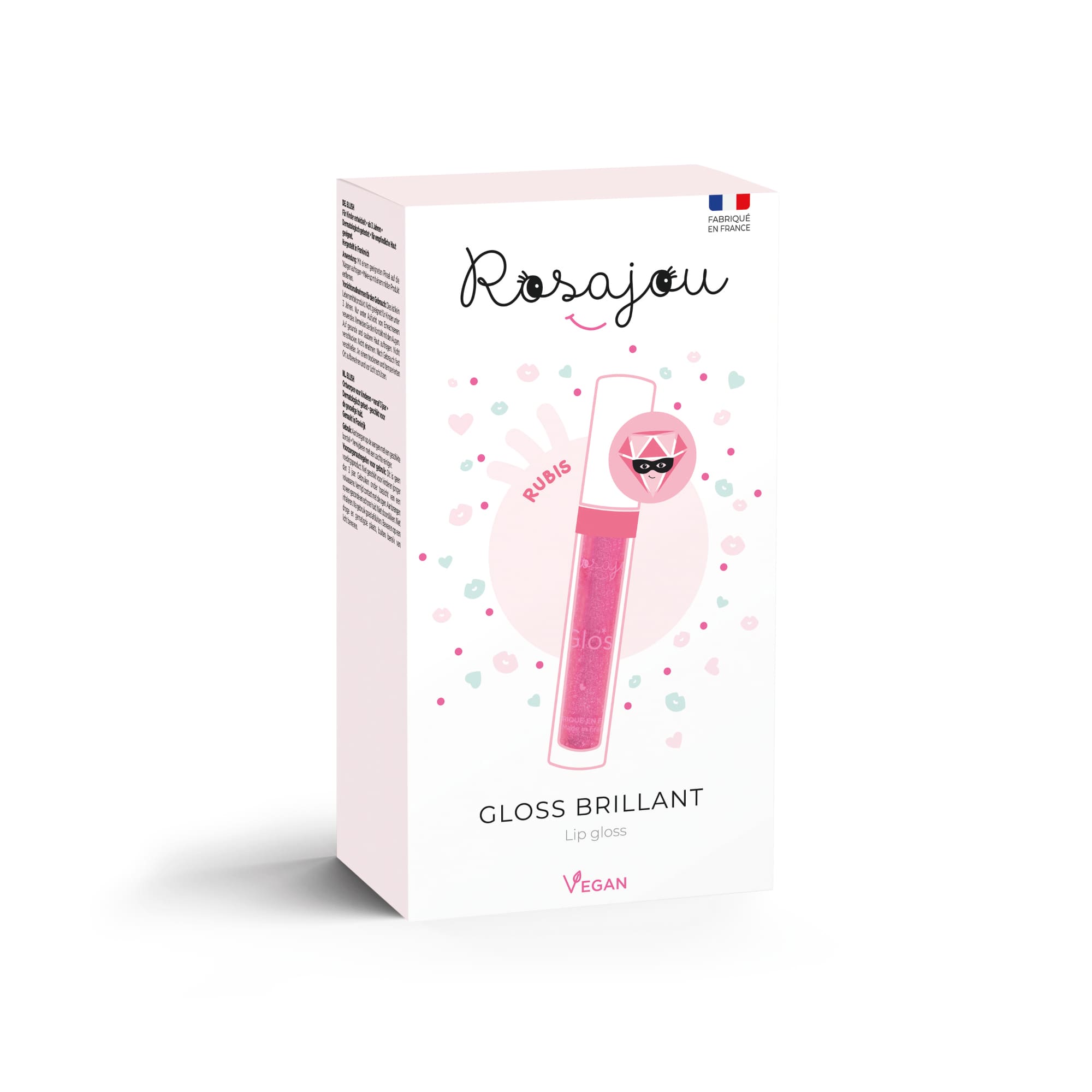 Gloss brillante vegan per bambini, Rubis