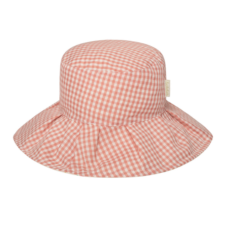 Cappello da sole reversibile, Fiorellini (3-6 anni)