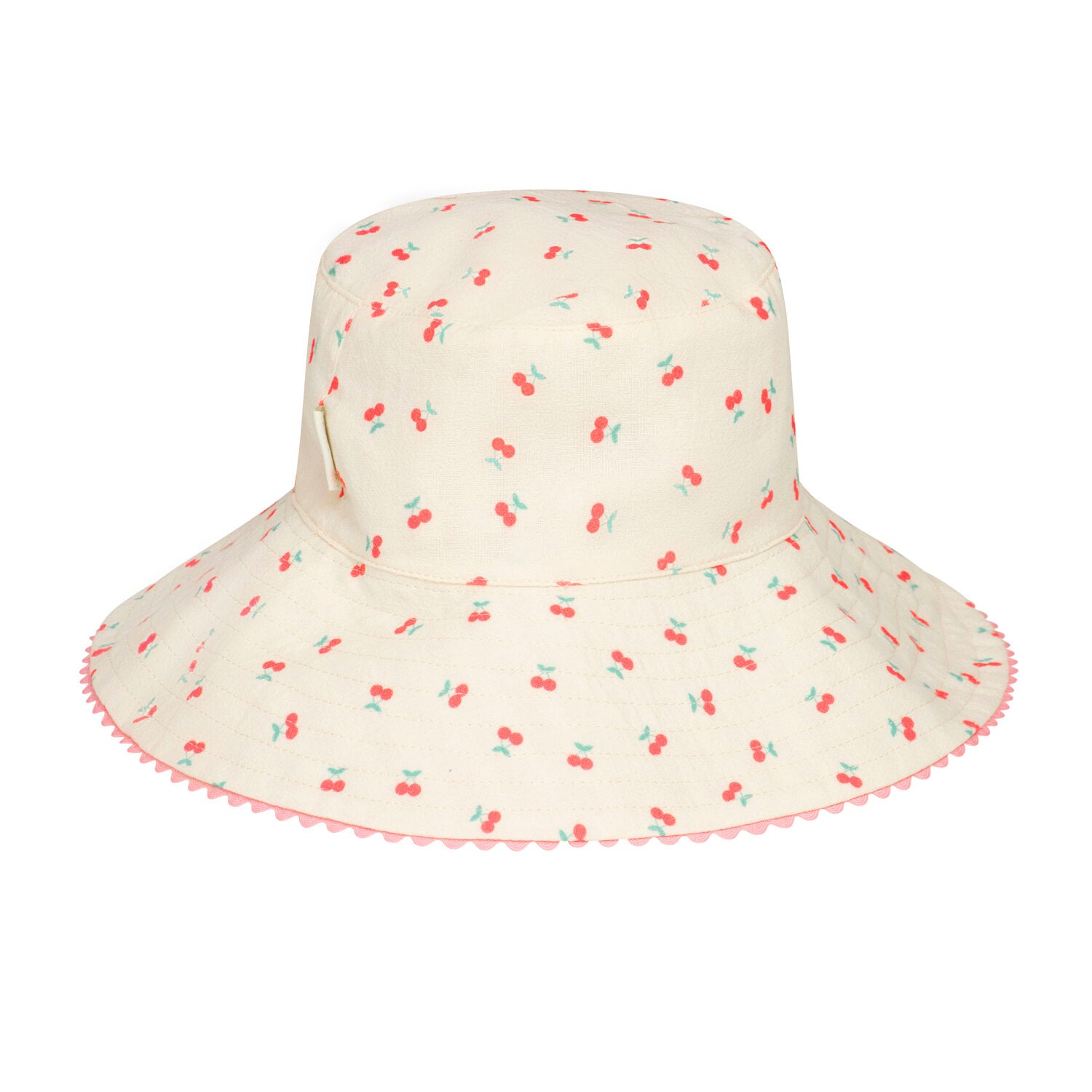 Reversible sun hat, Cherries (3-6 years)