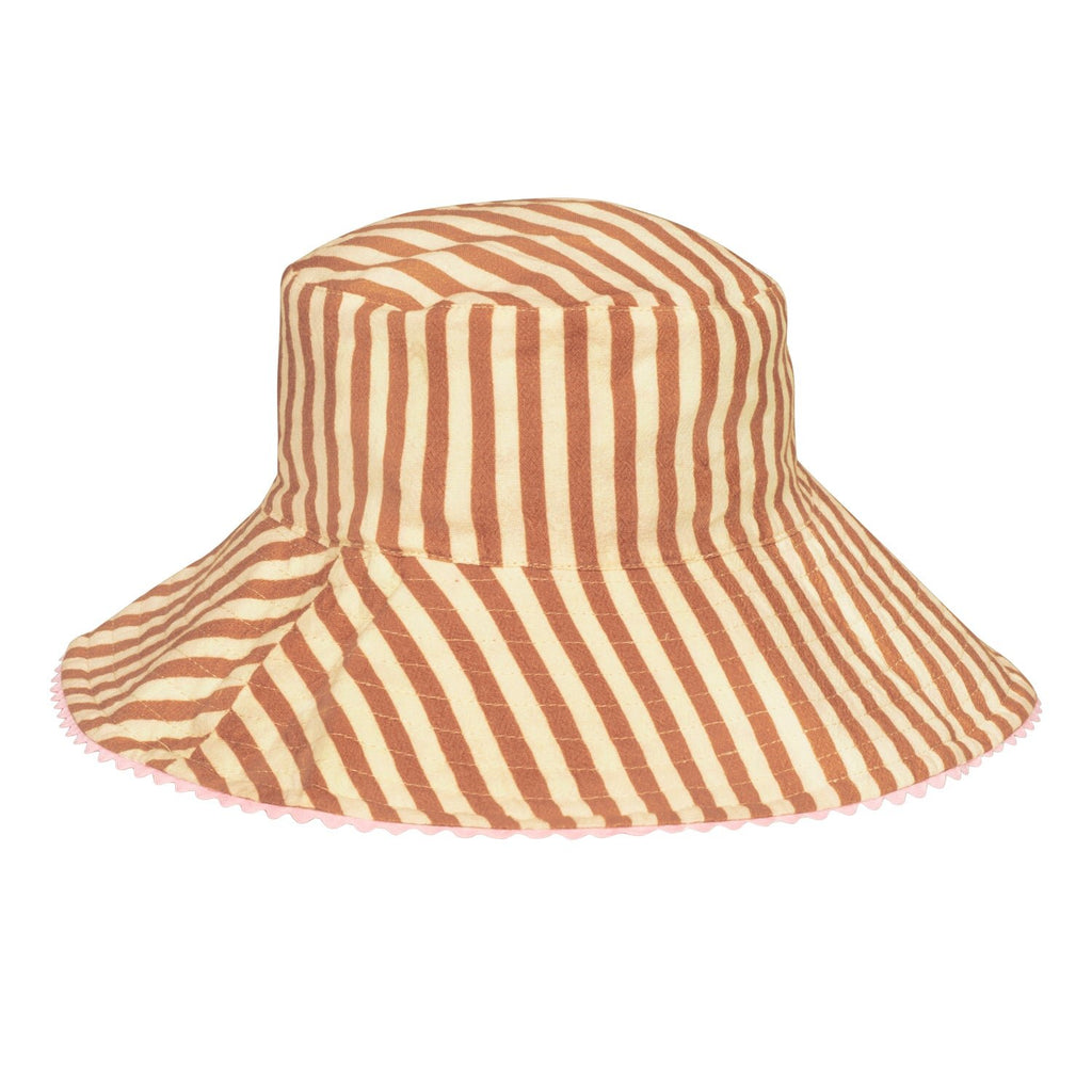 Reversible sun hat, Cherries (3-6 years)