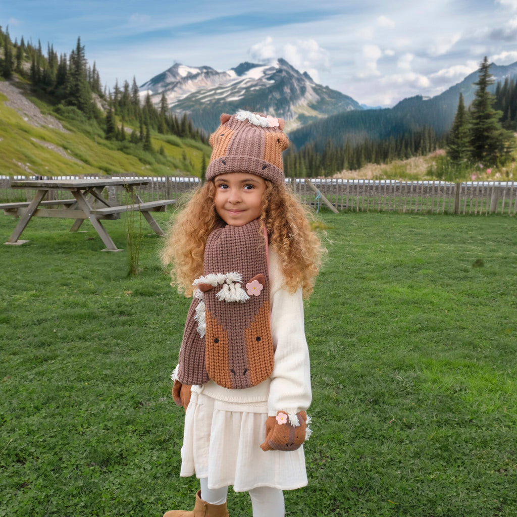 Guanti in maglia, Pony (3-6 anni)
