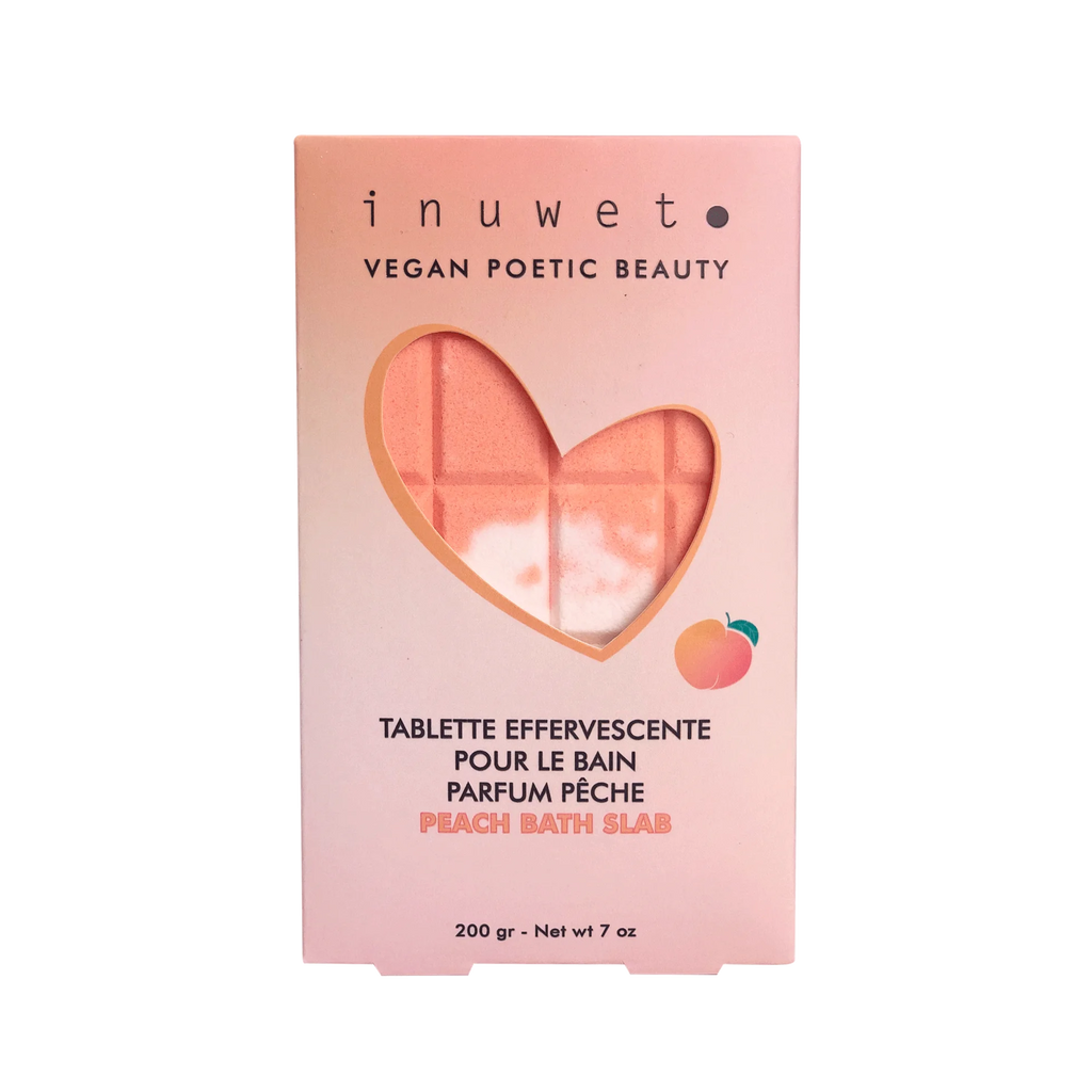 Inuwet effervescent bath tablet, Peach