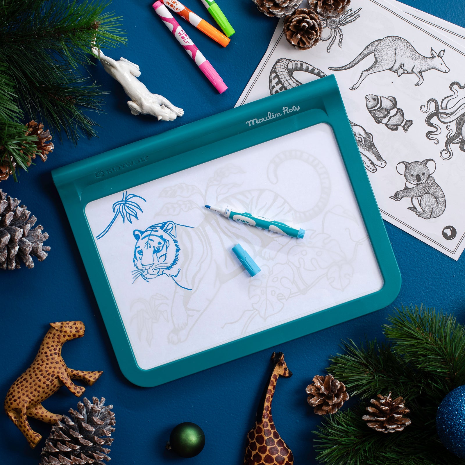 Tavoletta da disegno luminosa bifacciale, Kidywolf