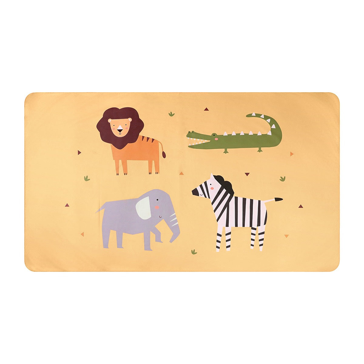 Microfiber Beach Towel, Wild Animals