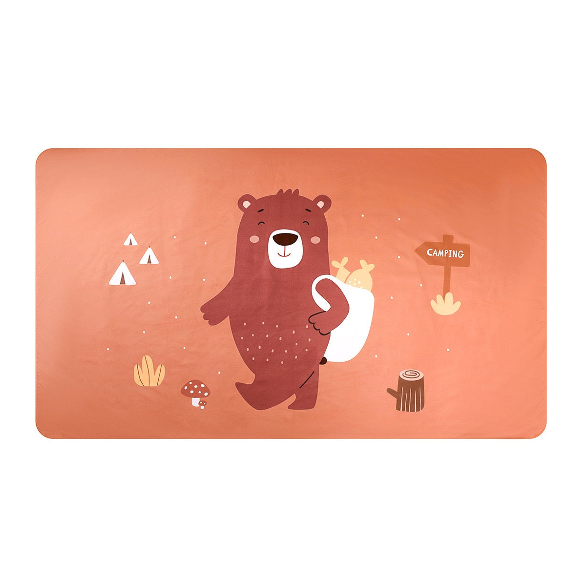 Microfiber Beach Towel, Pink Whale