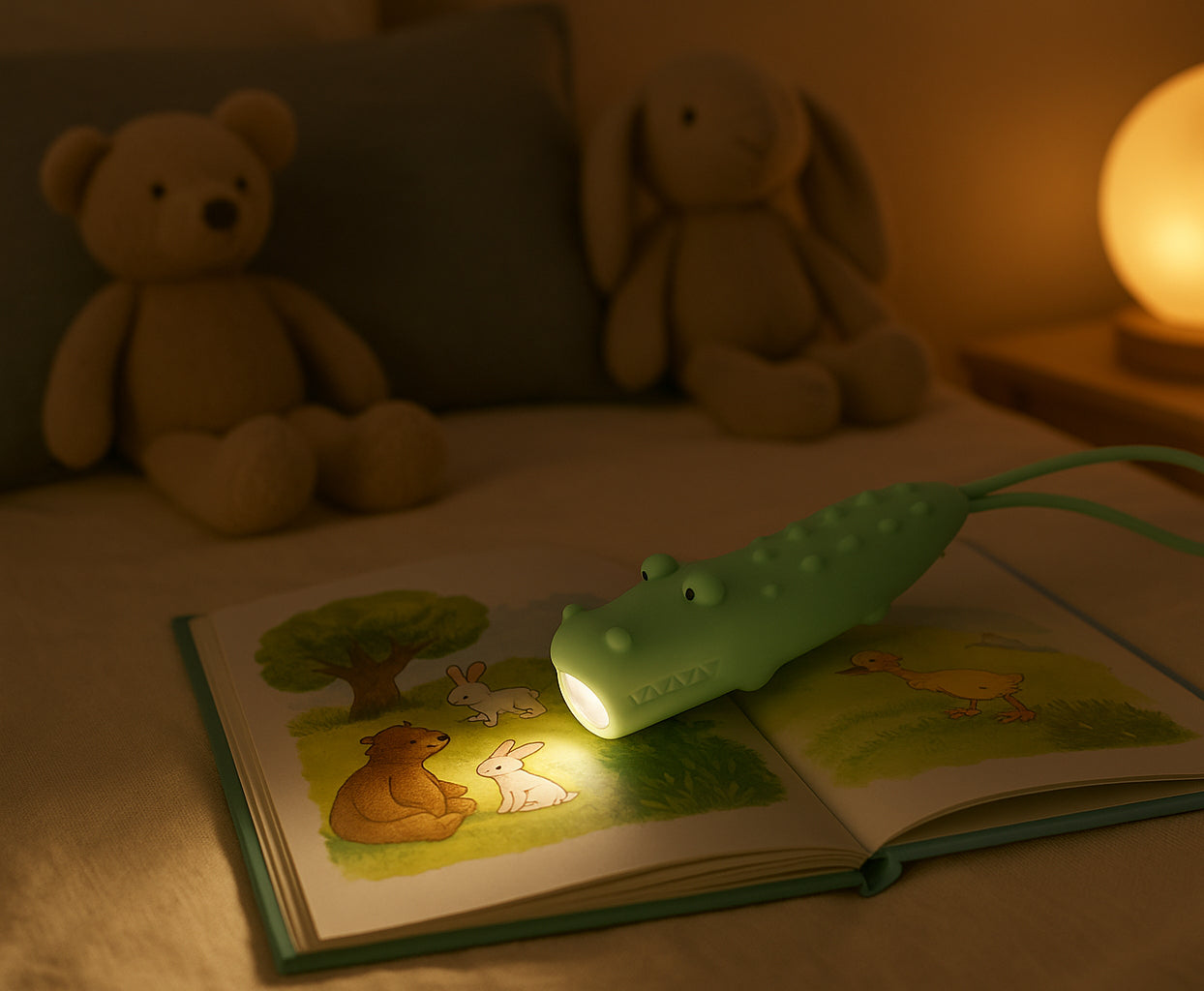 Torcia in silicone, Coccodrillo