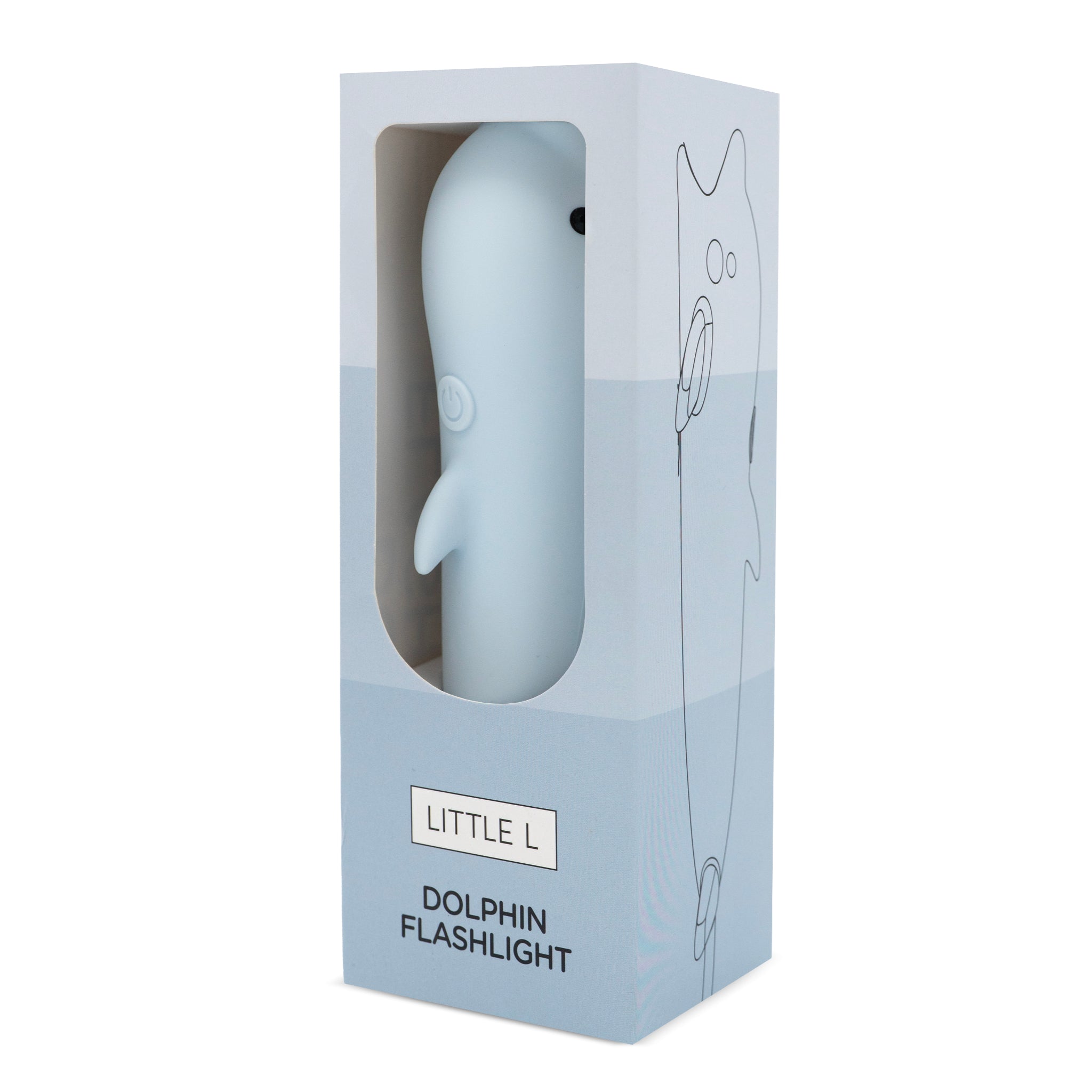 Torcia in silicone, Delfino