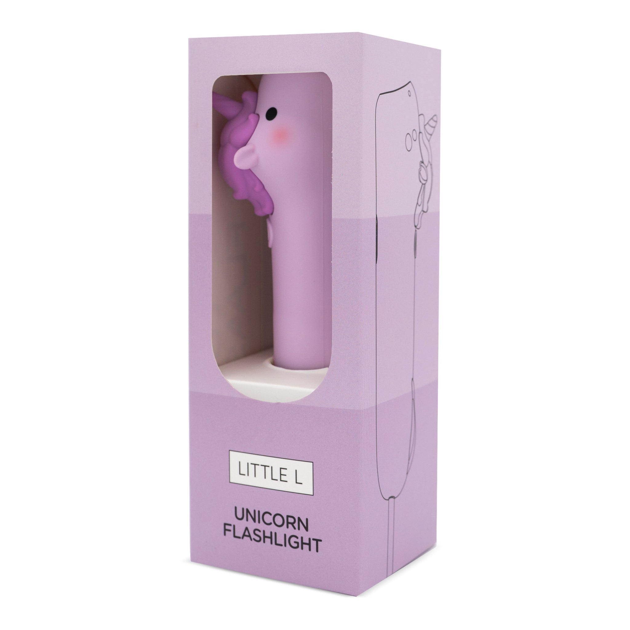 Torcia in silicone, Unicorno