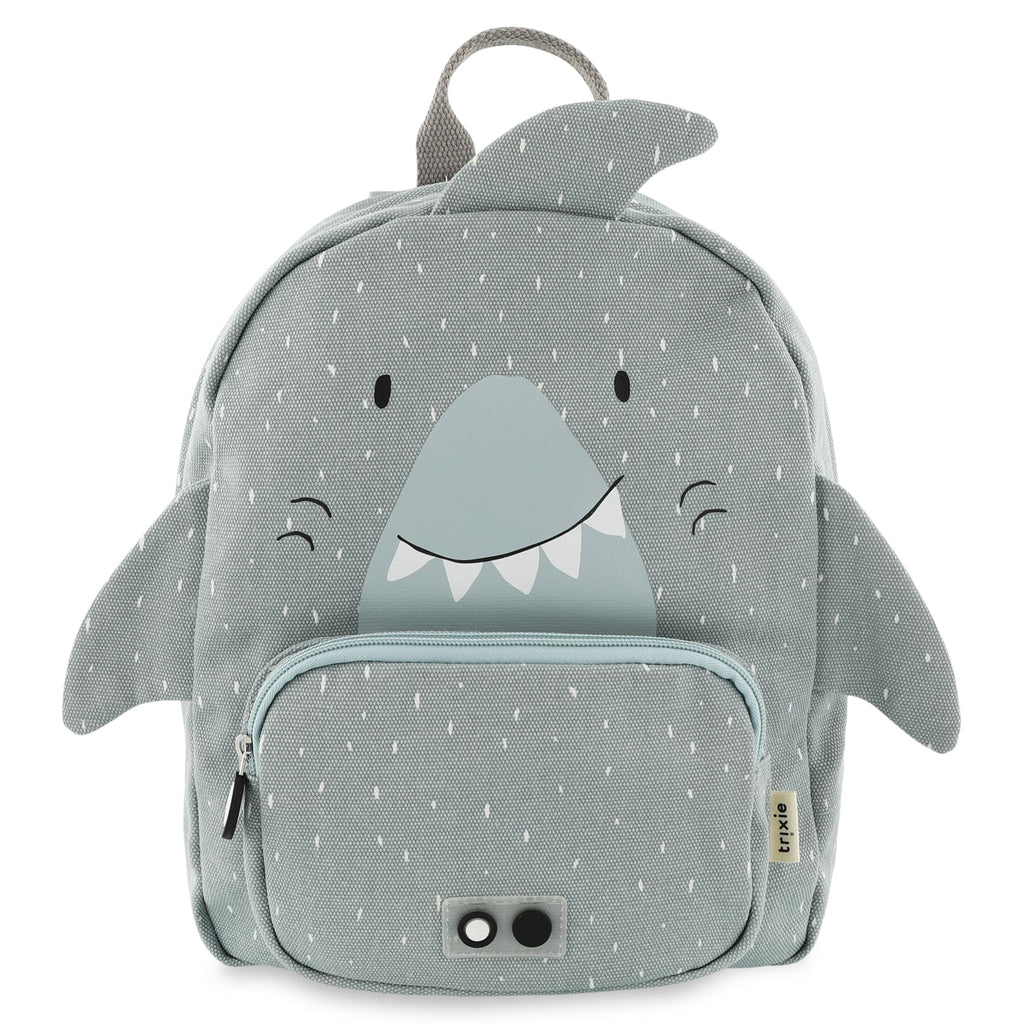 Large Water Repellent Shark Backpack, 3-5 Years