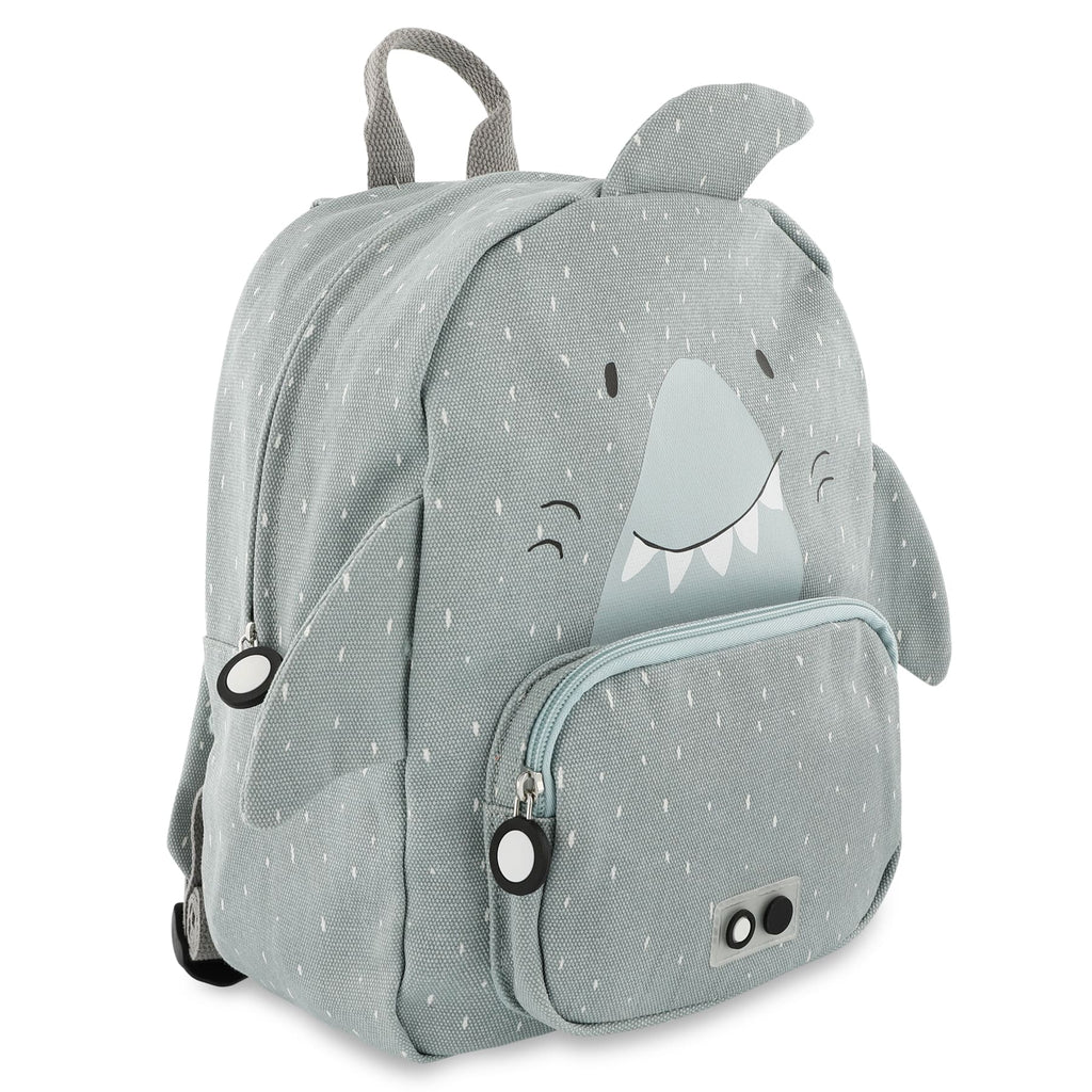 Large Water Repellent Shark Backpack, 3-5 Years