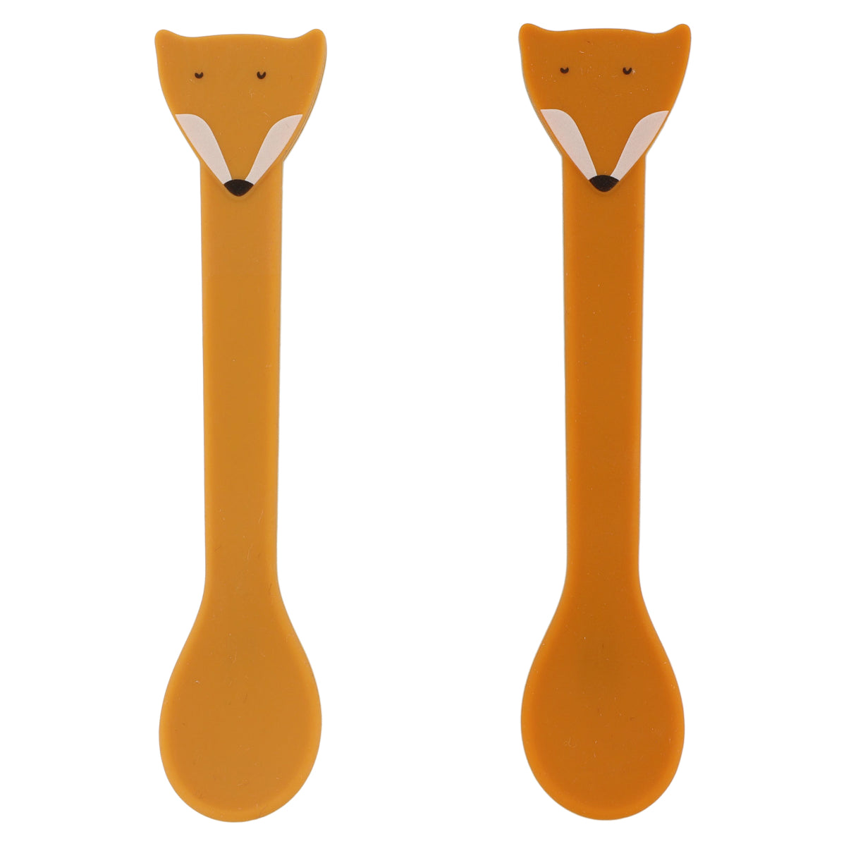 Set of 2 Silicone Teaspoons - Fox