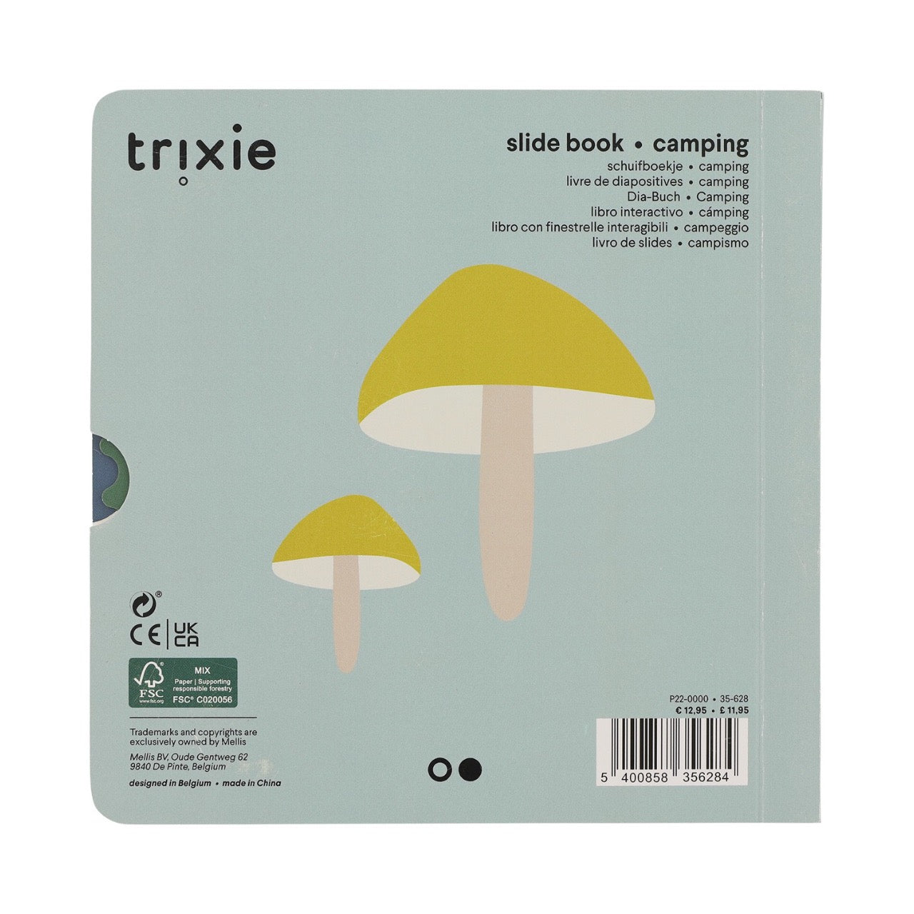 Libro con finestrelle interattive, Campeggio