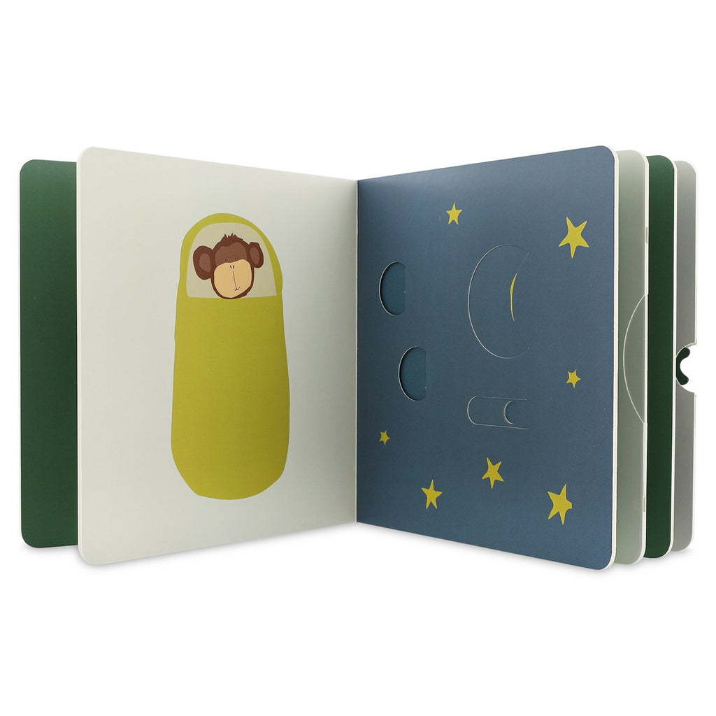 Libro con finestrelle interattive, Campeggio