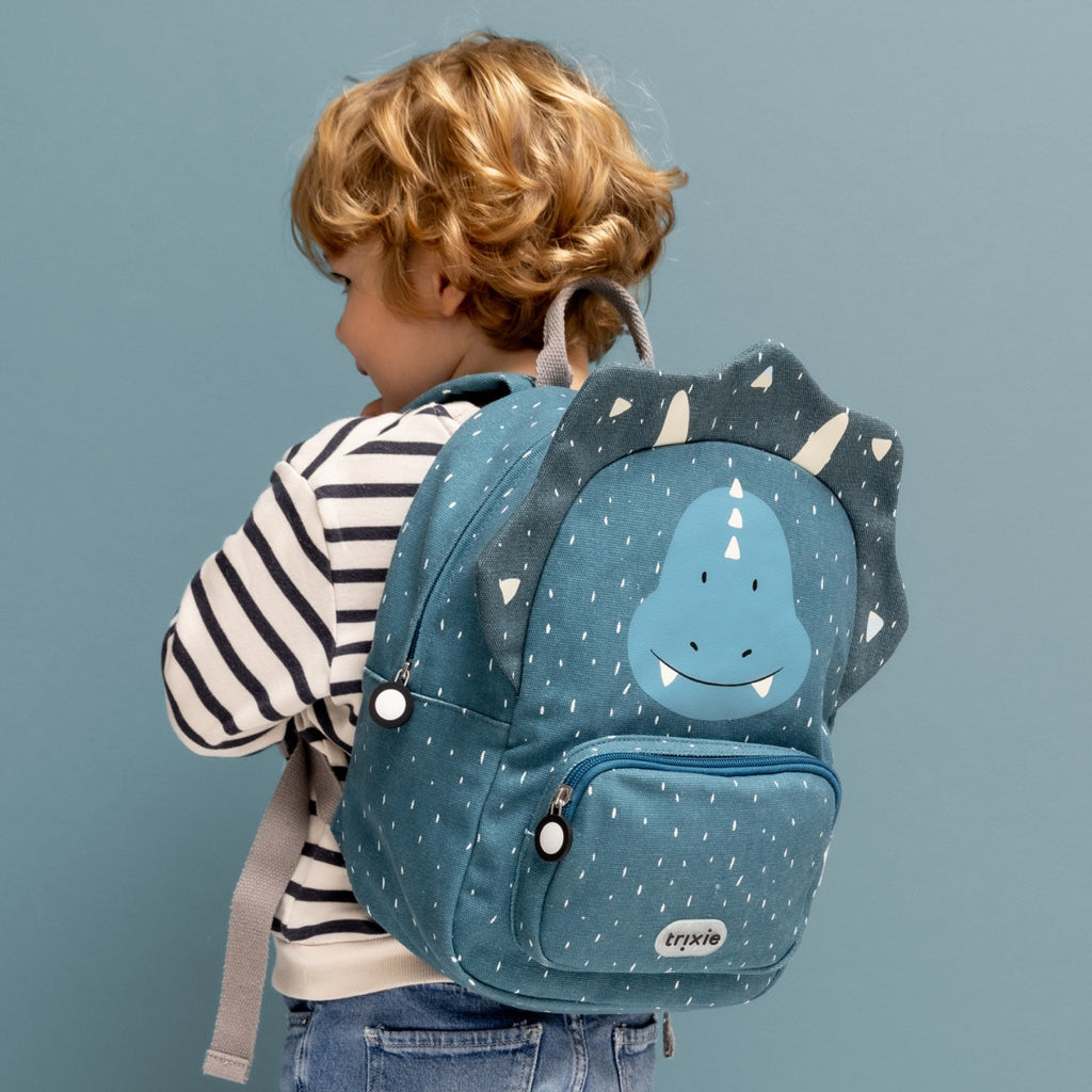 Triceratops water repellent backpack, 3-5 years