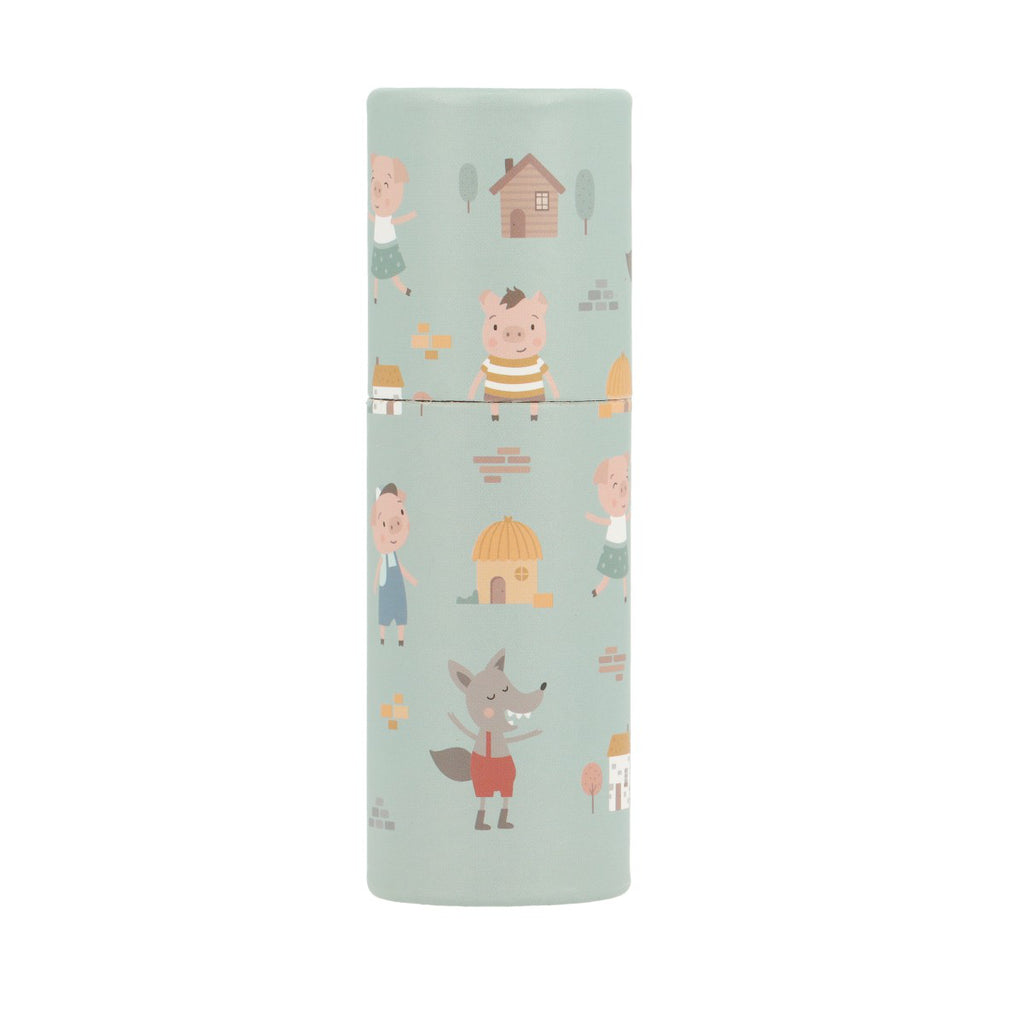 Tubo 12 matite colorate, Three little pigs
