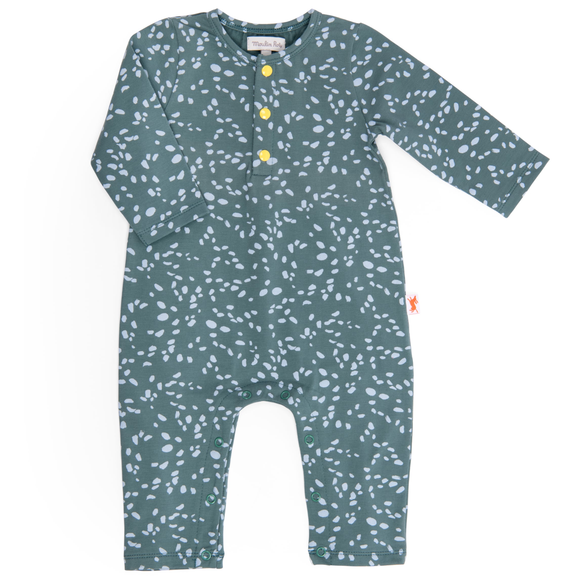 Peachskin Onesie, Leon (Scratched Button)