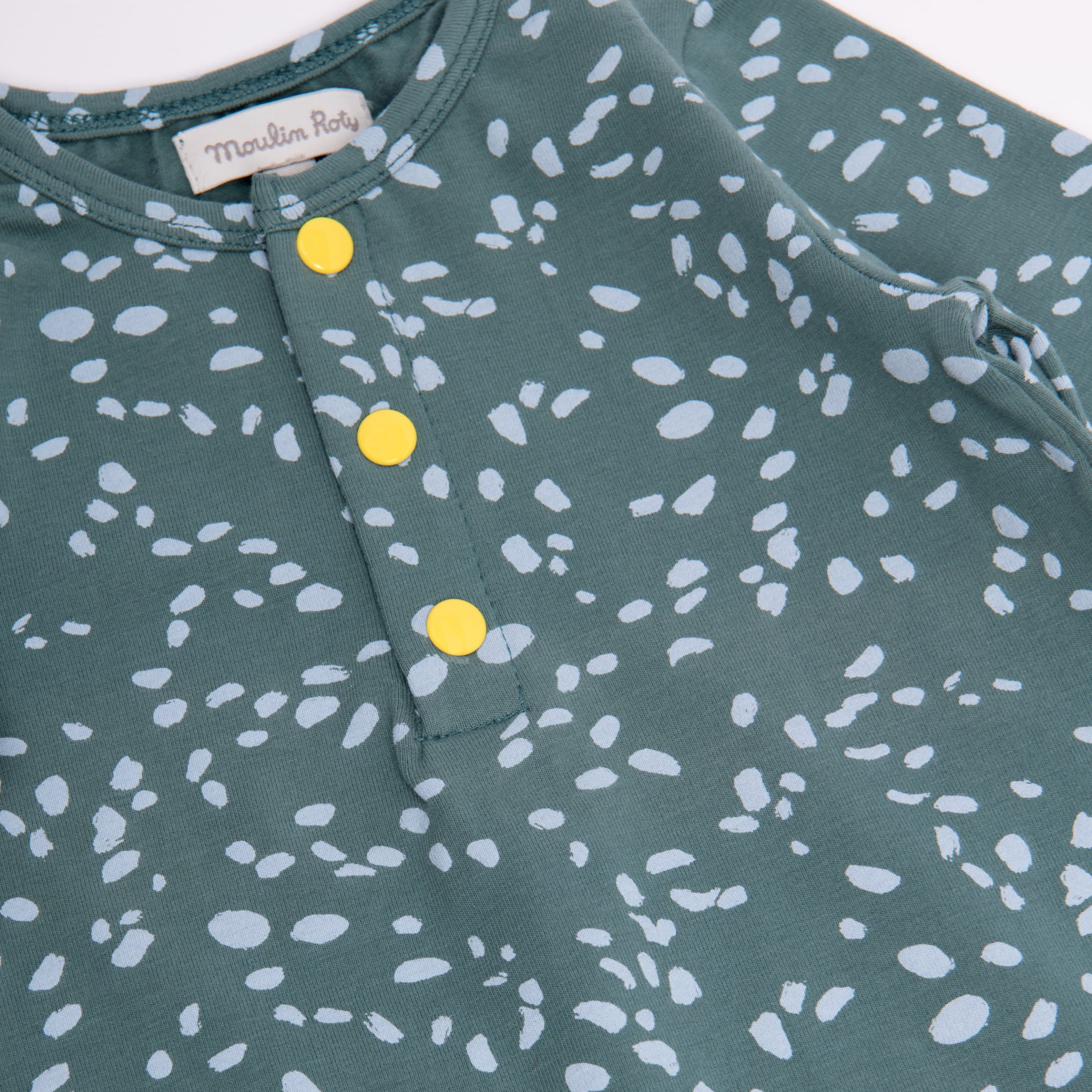 Peachskin Onesie, Leon (Scratched Button)