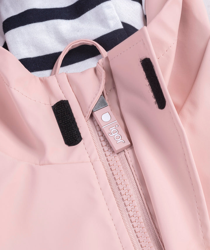 Pink waterproof jacket