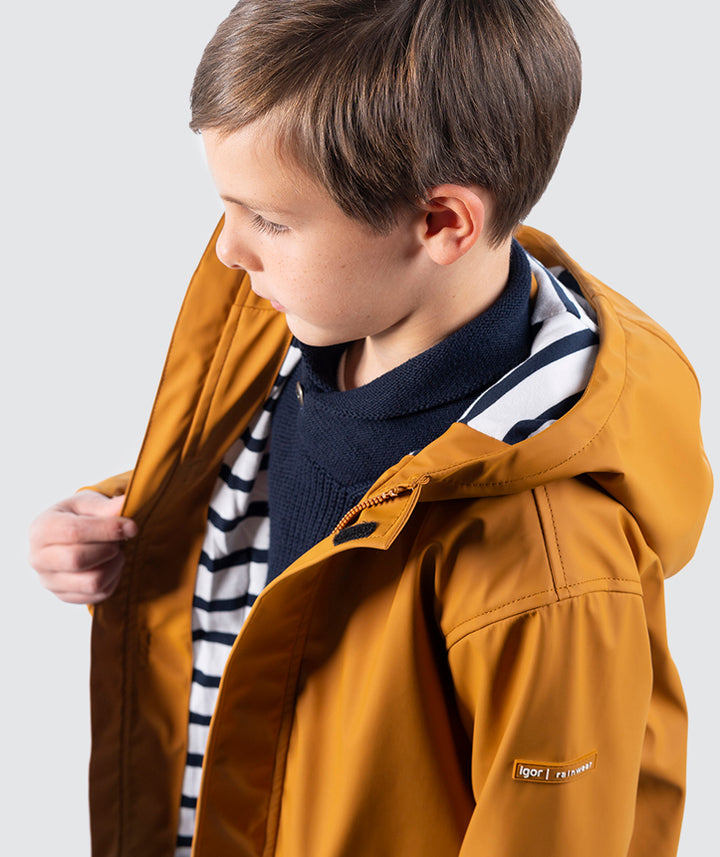 Caramel waterproof jacket