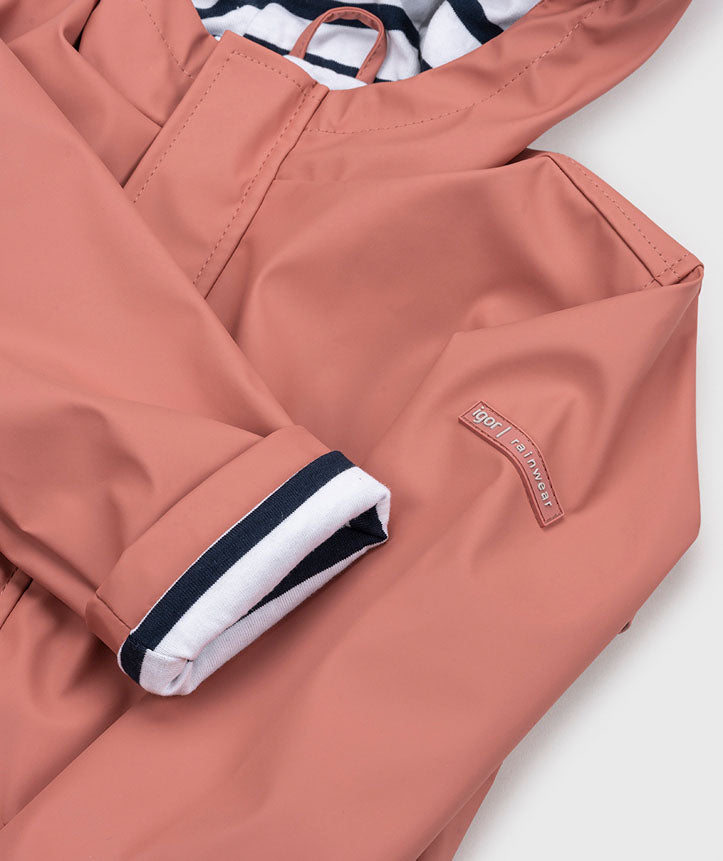 Waterproof jacket Antique pink