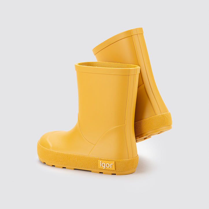 Stivali da pioggia barefoot Yogi Giallo
