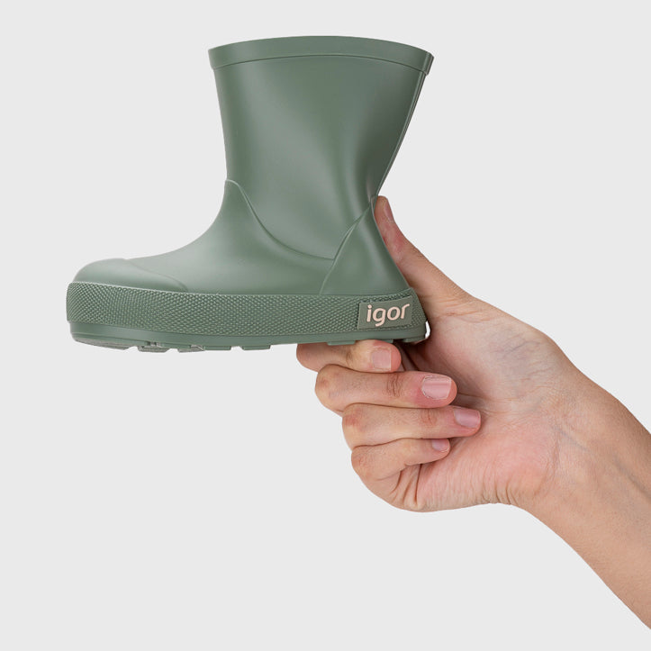 Bottes de pluie barefoot Yogi Vert