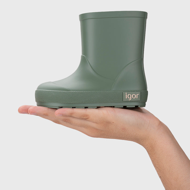 Bottes de pluie barefoot Yogi Vert