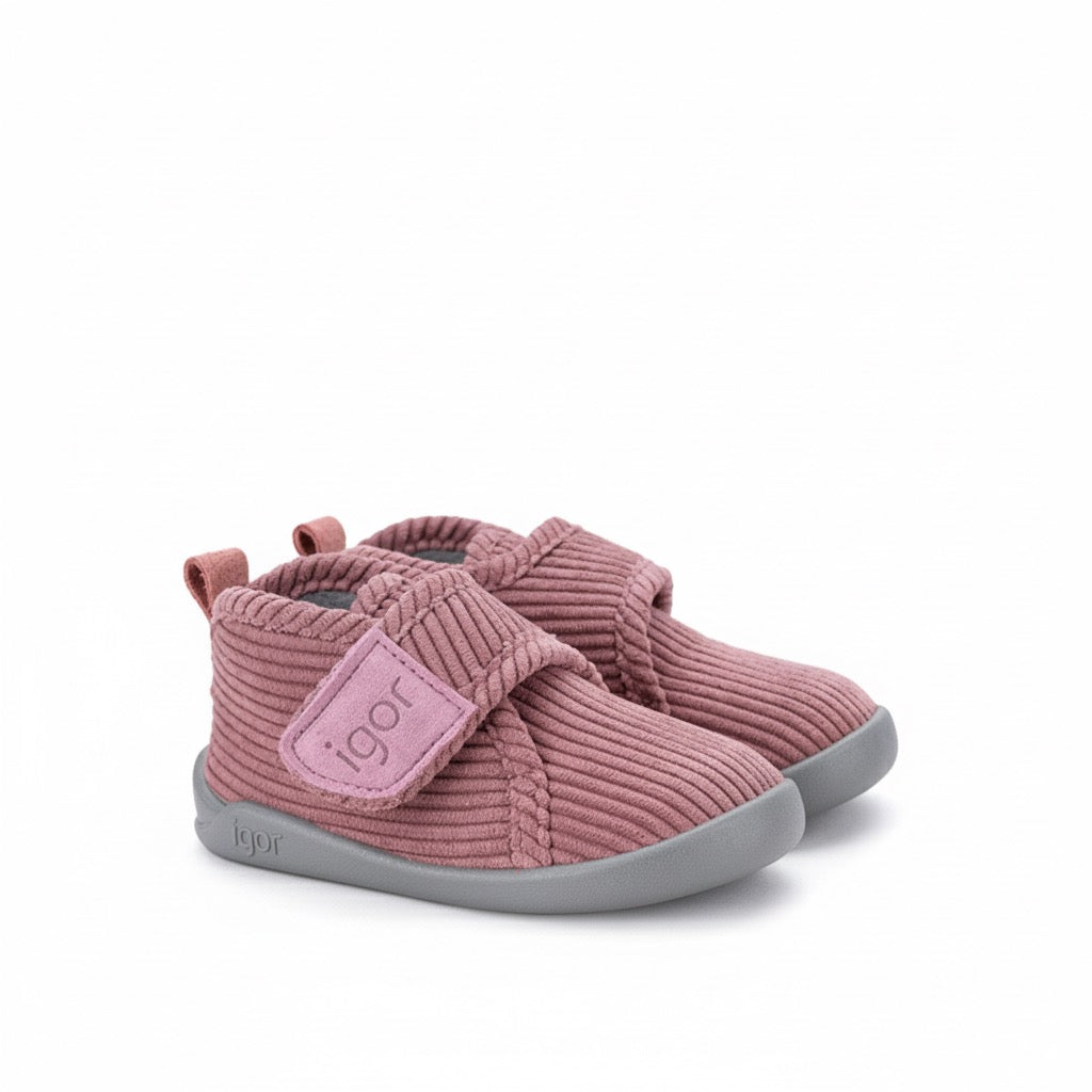 Pantofole bambini, Homie velluto rosa