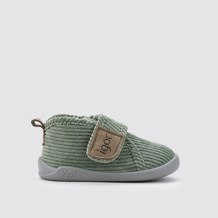 Pantofole bambini, Homie velluto verde