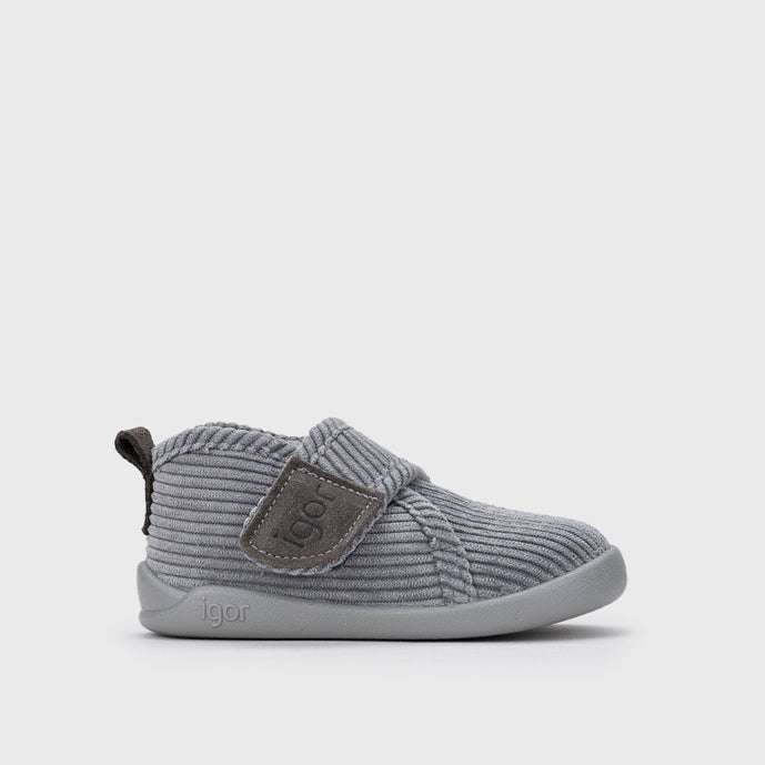 Pantofole bambini, Homie velluto grigio