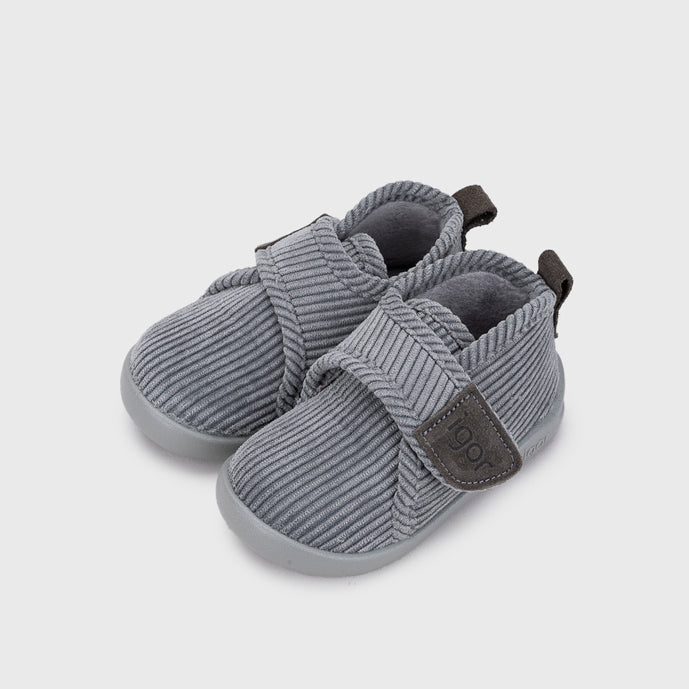 Pantofole bambini, Homie velluto grigio