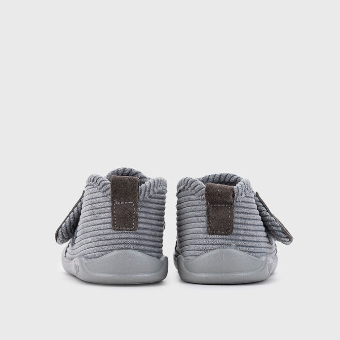 Pantofole bambini, Homie velluto grigio