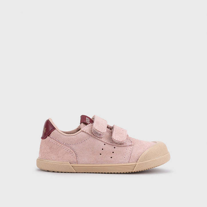 Scarpe in pelle scamosciata, Tennis rosa
